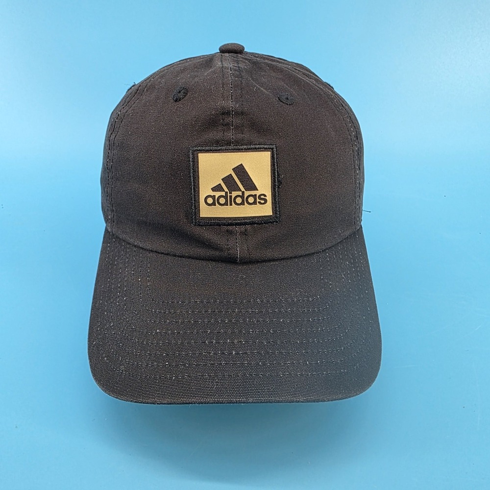 Adidas Ultimate Plus II Cap Hat Black Gold‎  Strap back